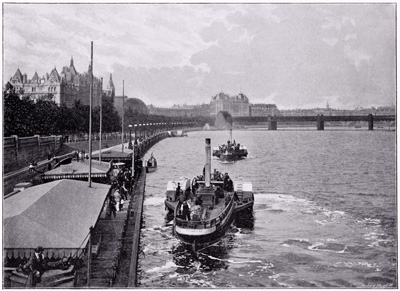 The Victoria Embankment, from Westminster Bridge